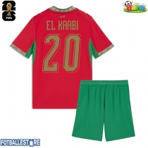 Marokko Ayoub El Kaabi #20 Hjemmedraktsett Barn VM 2026 Kortermet (+ Korte bukser)